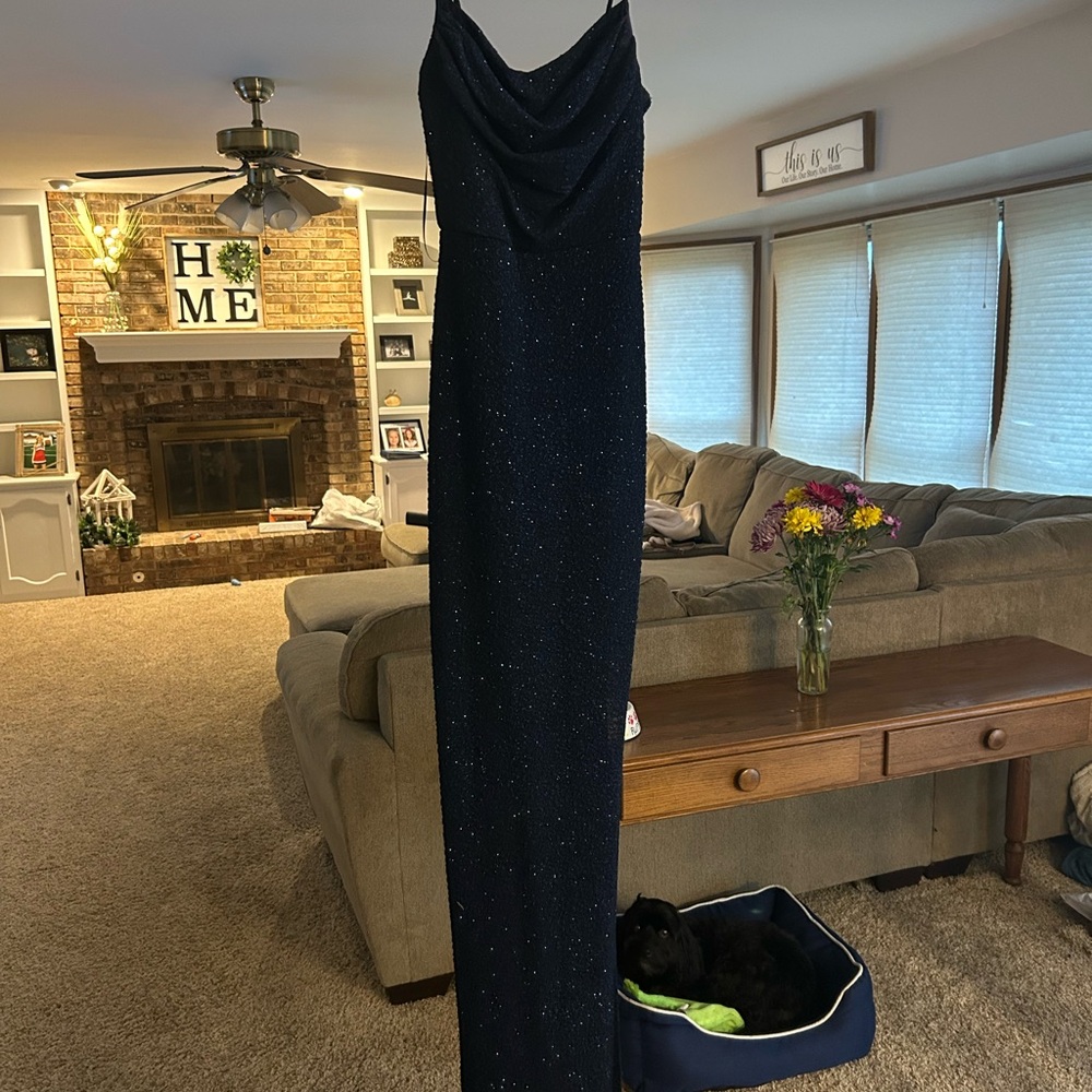 Windsor Sparkling Navy Dress